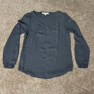 Loft Women’s Gray Long Sleeve Tunic Size XS‎